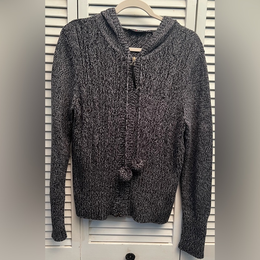 Axcess Charcoal Hooded Cardigan